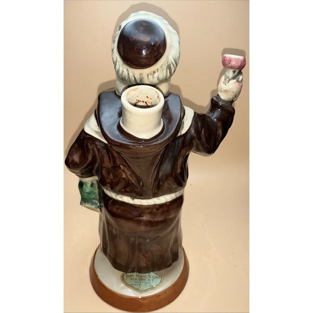 Vintage Barsottini Vino Rosso Monk Decanter 1969